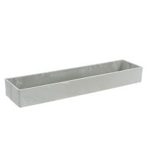 daiktų Dubuo kvadratinis pilkas 41,5 cm x 10,5 cm H5 cm