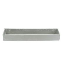 daiktų Dubuo kvadratinis pilkas 41,5 cm x 10,5 cm H5 cm