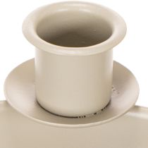 daiktų Žvakidė su 4 žvakidėmis, modernus Advento vainikas, smėlio spalvos, 15 cm