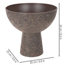 daiktų Apvalus vazonas ant stovo, modernus vazonas, 25 cm