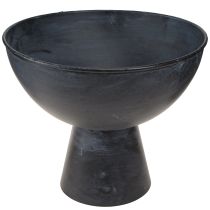daiktų Dubuo su netauriojo metalo trofėjiniu dubeniu antracitu Ø26cm H21cm