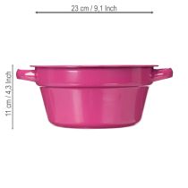 daiktų Metalinis vazonas, vasarinė svetainės puošmena, 23 cm, 3 dalys