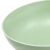 daiktų Dekoratyvinis dubuo žalias pastelinis plastikinis stalo dekoravimo spyruoklė Ø20cm