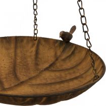 daiktų Dekoratyvinis dubuo kabinti sodo dekoravimui rūdžių išvaizda Ø31cm L62cm