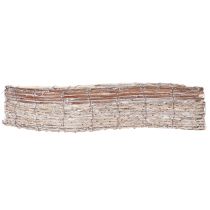 daiktų Pailgas gluosnio vazonas su folija, dekoratyvinis dubuo, 45 cm, 1 komplektas