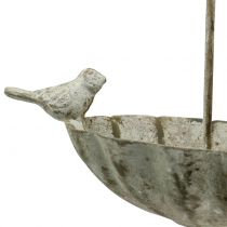 Paukščių vonios skėtis senoviniam pakabinimui 20cm