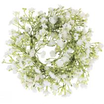 Gypsophila vainikas Mažas dirbtinių gėlių vainikas Ø18cm