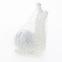 daiktų Keraminė dekoratyvinė sraigės figūrėlė stilingai gyvenamajai aplinkai ir žavingoms stalo dekoracijoms, 16 cm