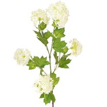 daiktų Sniego gniūžtės dirbtinė viburnum šakelė baltos gėlės L90cm