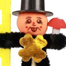 daiktų Kaminšyro gėlių kuolai, Naujųjų metų išvakarių dekoracijos, laimingi amuletai, 17 cm, 36 vnt.