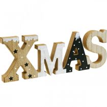 XMAS raidės medinės stovimos medinės raidės gamta 41,5cm
