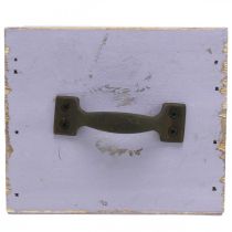 daiktų Stalčius Shabby Chic Deco Wood Purple Spring Deco 12,5 × 12,5 × 10 cm