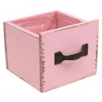 Dekoratyvinis stalčius sodinti rausvą medį shabby chic 12,5×12,5×10 cm