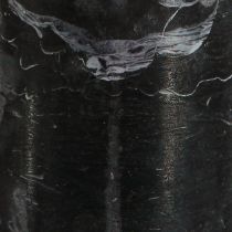 daiktų Juodos žvakės stulpinės žvakės vienspalvės 70x100mm 4 vnt
