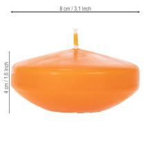 daiktų Plaukiojanti žvakė, idealiai tinkanti romantiškam dekoravimui ir atpalaiduojančiai atmosferai jūsų namuose sukurti, 8 cm, 8 vnt.