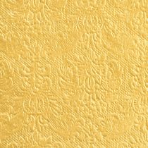 daiktų Servetėlės kalėdinės aukso reljefinio rašto 33x33cm 15vnt
