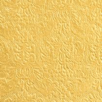 daiktų Servetėlės auksinės su reljefiniais ornamentais 33x33cm 15 vnt