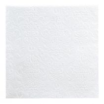 daiktų Servetėlės Balta Stalo puošmena Reljefinis Raštas 33x33cm 15 vnt