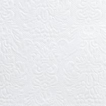 daiktų Servetėlės Balta Stalo puošmena Reljefinis Raštas 33x33cm 15vnt