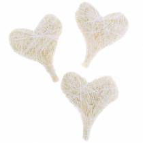daiktų Sizalio širdies kremas 5cm 24 vnt
