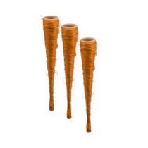 Sizalio smaili vaza oranžinė Ø1,5cm L15cm 20vnt