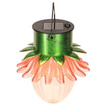 daiktų Saulės gėlių LED saulės šviestuvas pakabinimui Ø11,5cm 4vnt