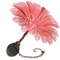 daiktų Saulės LED Gėlių sodo lemputė LED Metalinė Rožinė Ø30cm