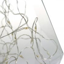 Deimantinė saulės lempa Balkono žibintas LED šviesa Sodo apdaila Šiltai balta H31cm Ø22cm