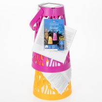 daiktų Saulės energija varomas žibintas lauko naudojimui, puikiai tinka jaukiems vasaros vakarams sode ir terasoje, 26 cm, 2 vnt.