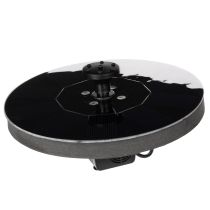 daiktų Saulės siurblys sodo tvenkiniams, plūduriuojantis dekoratyvinis vandens elementas su LED, 16 cm