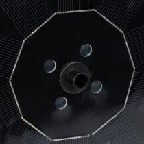 daiktų Saulės siurblys sodo tvenkiniams, plūduriuojantis dekoratyvinis vandens elementas su LED, 16 cm