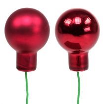 daiktų Veidrodinės uogos 20mm raudonos 140 vnt