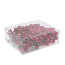 daiktų Veidrodinės uogos 20mm raudonos 140 vnt