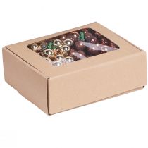 daiktų Veidrodis Uogos Stiklo Viela Auksinė Ruda Abrikosas Ø20mm 140 vnt