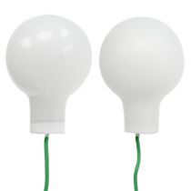 daiktų Veidrodinės uogos Ø2cm baltos matinės, blizgios 140 vnt