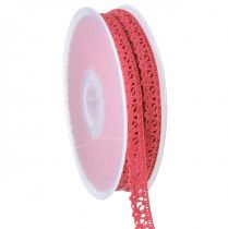 daiktų Nėrinių juostelė rožinė dekoratyvinė juostelė dekoratyvinė juostelė W12mm L20m