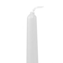 Kūginės žvakės 250/23 12vnt. Baltas
