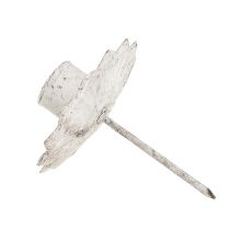 daiktų Siaurėjantys žvakidės laikikliai, skirti priklijuoti, Ø7cm, kreminės spalvos, 4 vnt.