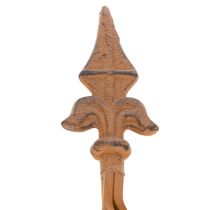 daiktų Sodo kuolo grotelės sodo dekoravimui su dekoratyviniu elementu 115 cm