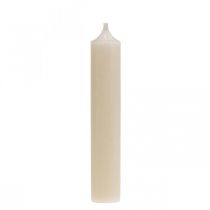 daiktų Lazdelė žvakė balta kreminė žvakių dekoracija 120mm/Ø21mm 6 vnt