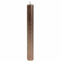 Žvakės per spalvotą varinį metalinį 34mm×240mm 4vnt