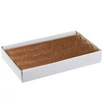 daiktų Kūginės žvakės vienspalvės žvakės karamelė 34x240mm 4 vnt