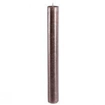 daiktų Kūginės žvakės vienspalvės vario lakuotos 34x300mm 4 vnt