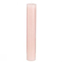 daiktų Kūginės žvakės vienspalvės žvakės šviesiai rožinės 50x300mm 4 vnt