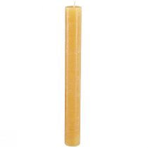 daiktų Kūginės žvakės vienspalvės medaus 34x300mm 4 vnt