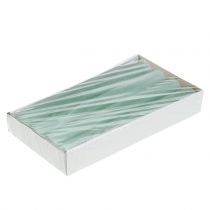 daiktų Kūginės žvakės Vienspalvės šviesiai žalios 34mm x 240mm 4 vnt