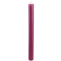 daiktų Kūginės žvakės, vienspalvės žvakės Uoga 21×240mm 12 vnt.