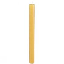 daiktų Kūginės žvakės vienspalvės žvakės medaus 21×240mm 12 vnt