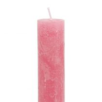 daiktų Rožinės spalvos žvakės 34mm x 300mm 4vnt