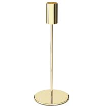 daiktų Aukso spalvos metalinė žvakidė, moderni, 21,5 cm, 4 vnt.